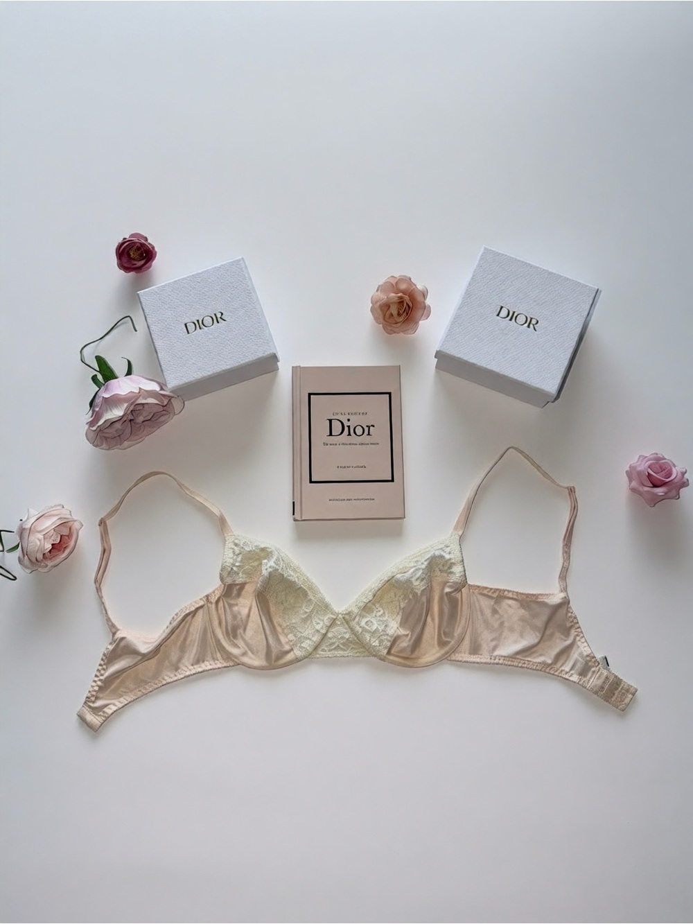 Vintage Christian Dior Lace Underwire Bra